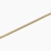 MABINA  - Cavigliera in argento placcato oro con zirconi bianchi MINI TENNIS