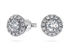 SWAROVSKI - Orecchini a lobo halo Eternity