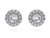 SWAROVSKI - Orecchini a lobo halo Eternity