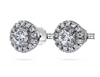 SWAROVSKI - Orecchini a lobo halo Eternity