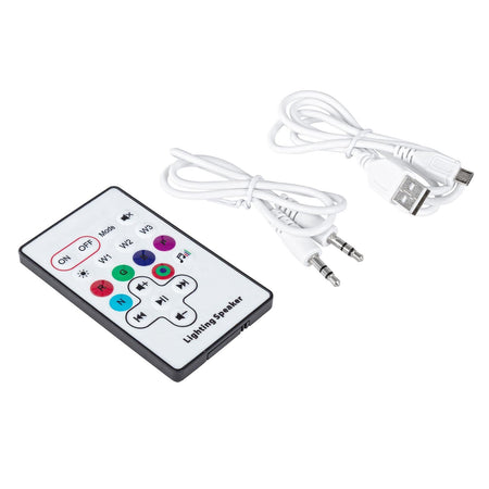 Lampada a led con speaker Bluetooth per ombrellone e gazebo da esterno ricaricabile con usb