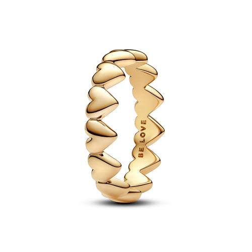 Pandora - Anello Fascia a Cuori Be Love