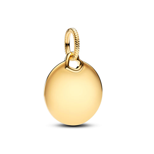 Pandora  Charm Pendente Medaglia da incidere