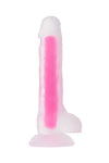 Glow in the dark dildo realistico con ventosa harness strap-on