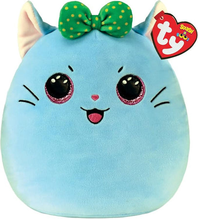 TY - Squishy Beanies Kirra il Gattino Azzurro 22 cm