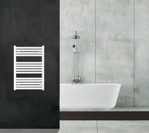 Scaldasalviette termoarredo 80x55 bianco interasse 50 cm IDRAULICO