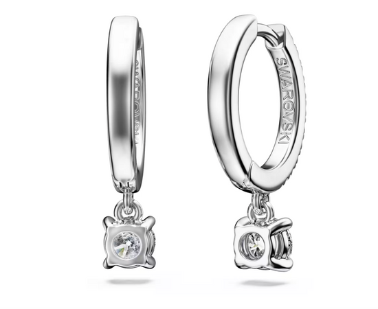 SWAROVSKI - Orecchini pendenti Eternity Taglio Round, Oro