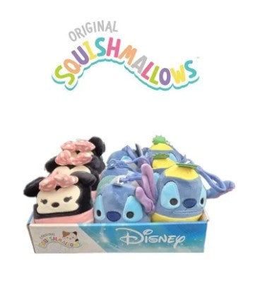 Squishmallows - Personaggi Clip On Disney 10 cm