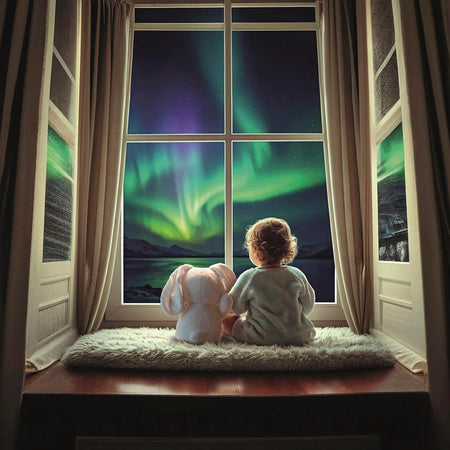 Clementoni - Baby Fiocco Proiettore di Aurora Boreale