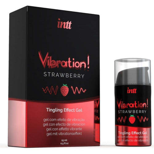 Lubrificante Vibration Strawberry di Intt 15ml