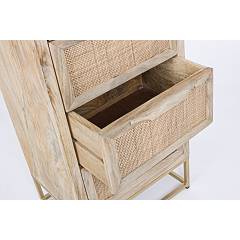 Cassettiera "Exor" per interno, con 5 Cassetti, 50 x 40 x 109 cm