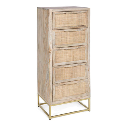 Cassettiera "Exor" per interno, con 5 Cassetti, 50 x 40 x 109 cm