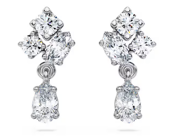 SWAROVSKI - Orecchini pendenti Galaxy Diamanti 0,75 ct tw, Taglio misto, Oro bianco 18 K