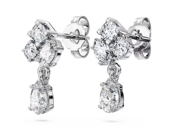 SWAROVSKI - Orecchini pendenti Galaxy Diamanti 0,75 ct tw, Taglio misto, Oro bianco 18 K