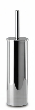 Porta scopino da bagno antibatterico a parete in ottone cromato