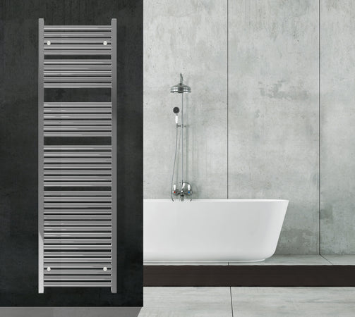 Scaldasalviette termoarredo 180x60 cromato interasse 55 cm IDRAULICO