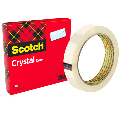 Nastro Adesivo Scotch Crystal Clear 600 66Mtx19Mm