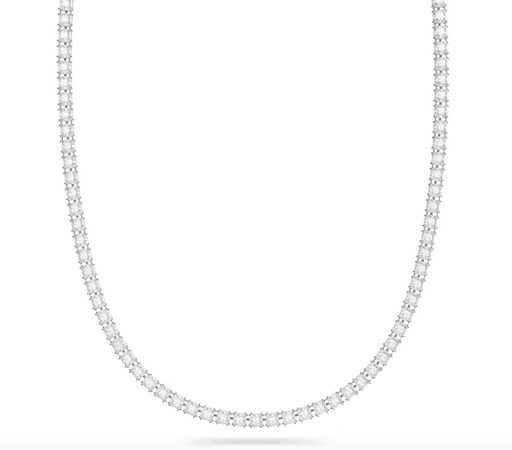 Swarovski - Cintura ,Taglio squadrato, Bianco, Placcato rodio