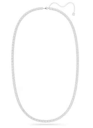 Swarovski - Cintura ,Taglio squadrato, Bianco, Placcato rodio