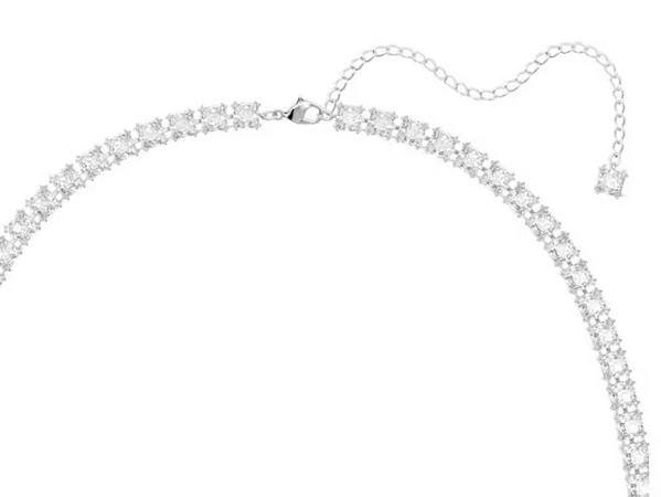 Swarovski - Cintura ,Taglio squadrato, Bianco, Placcato rodio