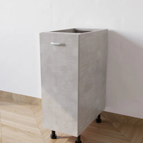 Mobile Base per Cucina compreso di Anta di Colore Cemento
