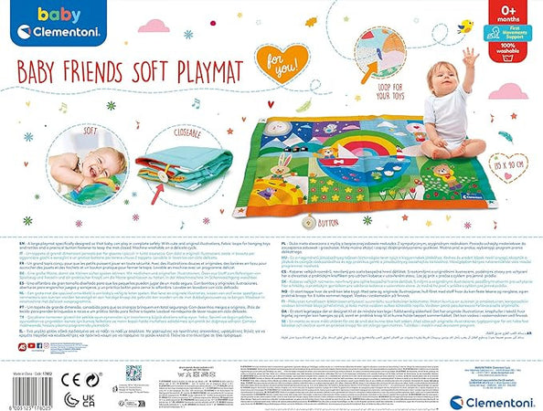 Baby Clementoni for You - Tappetino per Neonato Baby Friends 17802
