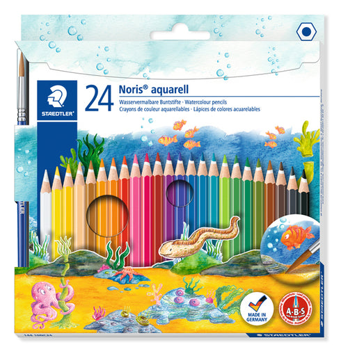 Astuccio 24 Matite Colorate 144 Aquarell Noris Club Staedtler