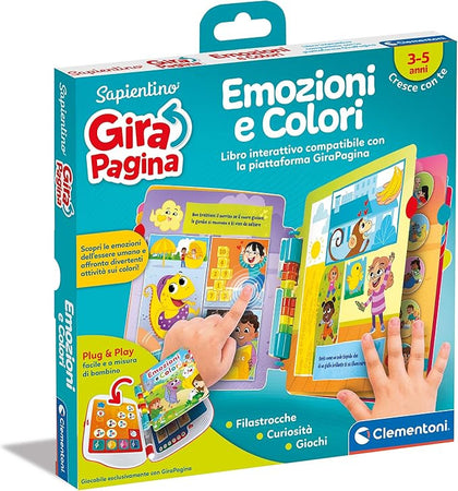 Clementoni - Sapientino Girapagina, Emozioni e Colori 16645