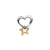 Pandora   Charm Openwork Cuore e Stella My Lucky Star