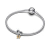 Pandora   Charm Openwork Cuore e Stella My Lucky Star