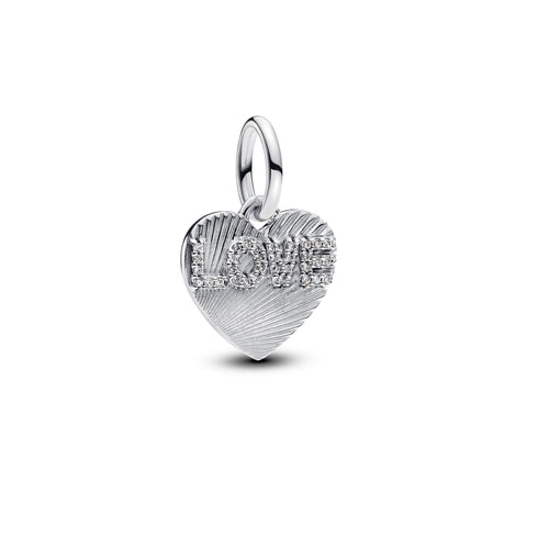 Pandora   Charm Pendente Cuore Love da incidere