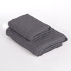 Via roma 60 Asciugamani coppia spugna 1+1  trendy  blu SS0206