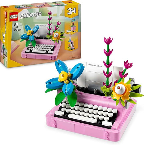 Lego Creator - Macchina da Scrivere con Fiori 3 in 1 - 31169