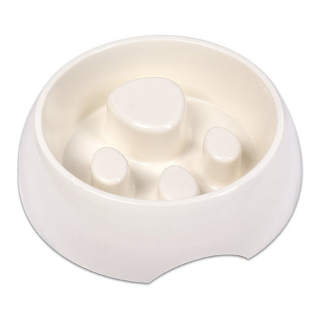 Ciotola Per Cani Alimentazione Lenta 500 Ml In Plastica Per Mangiare Lentamente