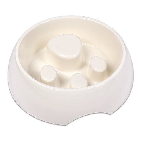 Ciotola Per Cani Alimentazione Lenta 500 Ml In Plastica Per Mangiare Lentamente