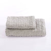 Via roma 60 Asciugamani coppia spugna 1+1  trendy  blu SS0206