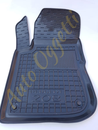 Tappetini di gomma per Peugeot 208 (2012+...)