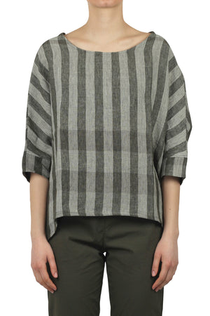 MAMA B Mama B - Blusa - 450681 - Verde/Latte da donna