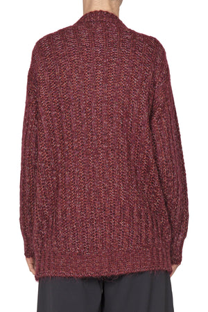 LA FEMME BLANCHE La Femme Blanche - Cardigan - 441809 - Bordeaux da donna