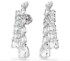 SWAROVSKI -  Orecchini pendenti Matrix Taglio misto, Bianchi, Placcato rodio