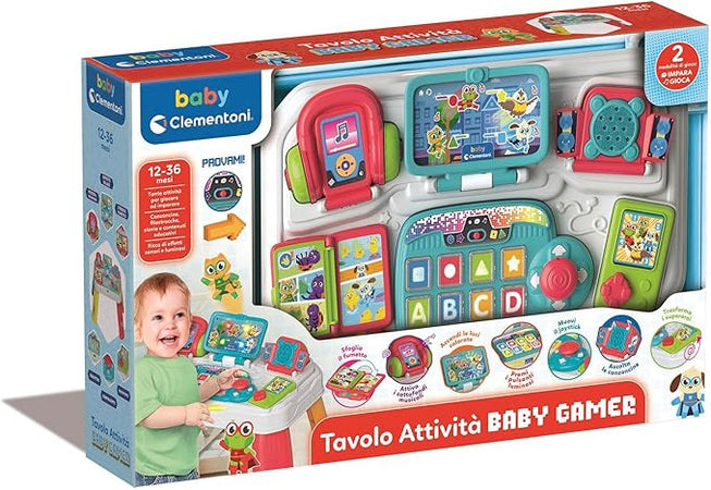 Clementoni Baby - Tavolo attività Baby Gamer 17547
