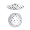 Soffione Doccia Tondo Acciaio Inox 4 Mm Spessore Effetto Pioggia Varie Misure Bagno