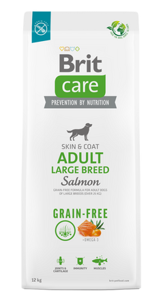 Brit Care crocchette Grain-free Adult Large salmone e patate 12kg