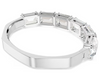 SWAROVSKI - Bracciale rigido Millenia Taglio ottagonale, Bianco, Placcato rodio