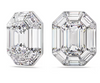 SWAROVSKI  -  Orecchini a clip Lucent Taglio ottagonale, Bianchi