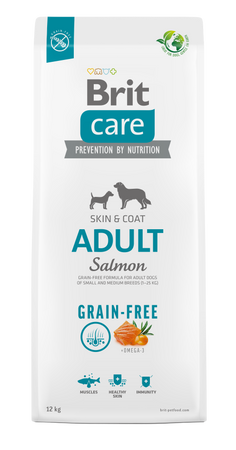 Brit Care Cane Adult Grain-free breed Salmone e Patate crocchette