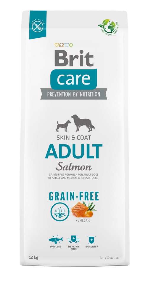 Brit Care Cane Adult Grain-free breed Salmone e Patate crocchette