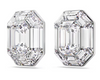 SWAROVSKI  -  Orecchini a clip Lucent Taglio ottagonale, Bianchi