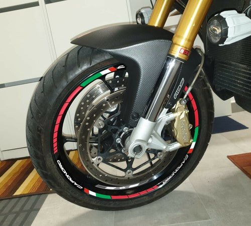 STRISCE ADESIVE per CERCHI MOTO 17 compatibili APRILIA CAPONORD 1200 2013-2016