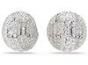 SWAROVSKI  -  Orecchini a clip Sublima Bianchi, Placcato rodio
